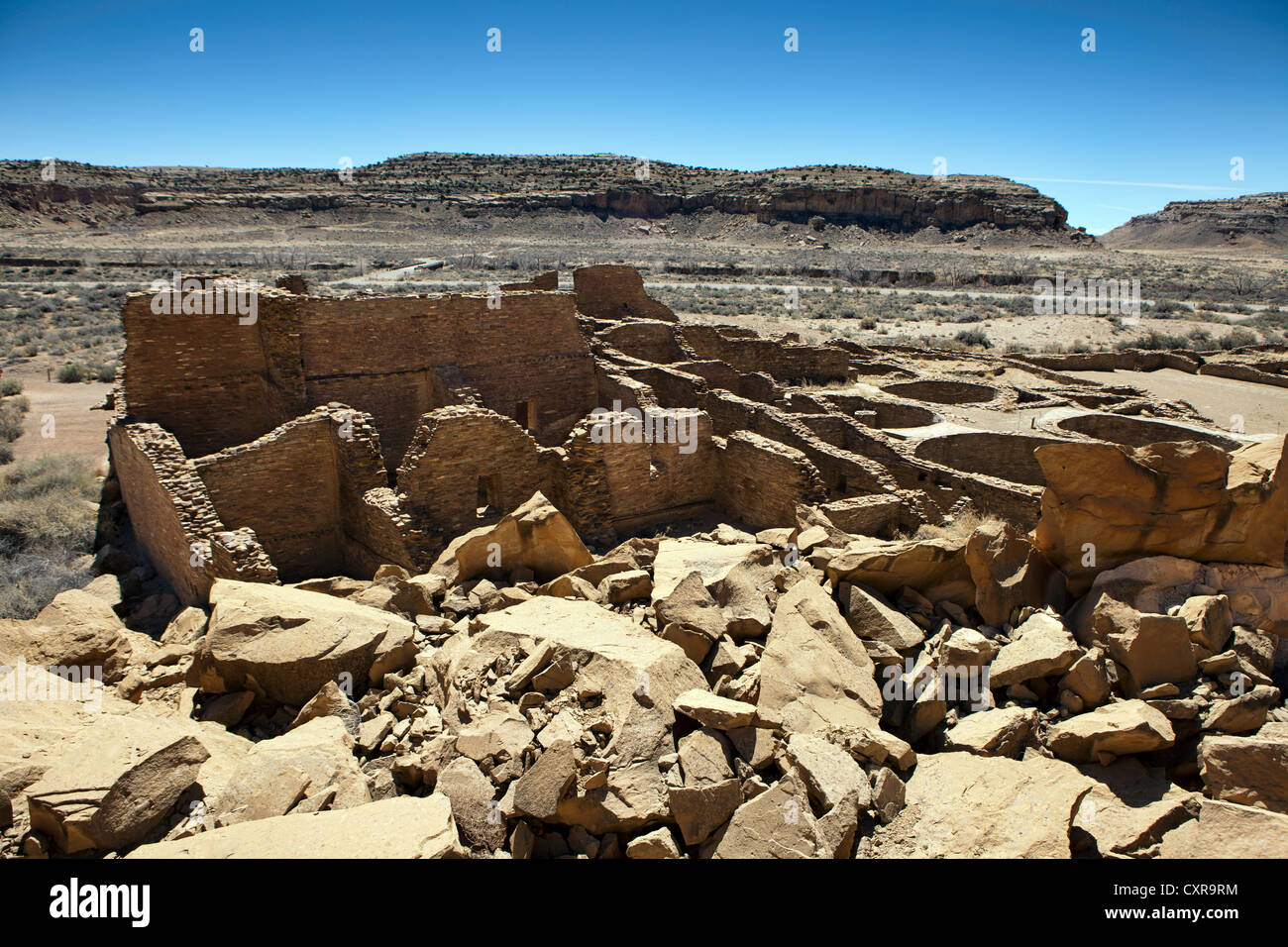 Chaco, National Historical Park, World Heritage Site, New Mexico, USA Stockfoto