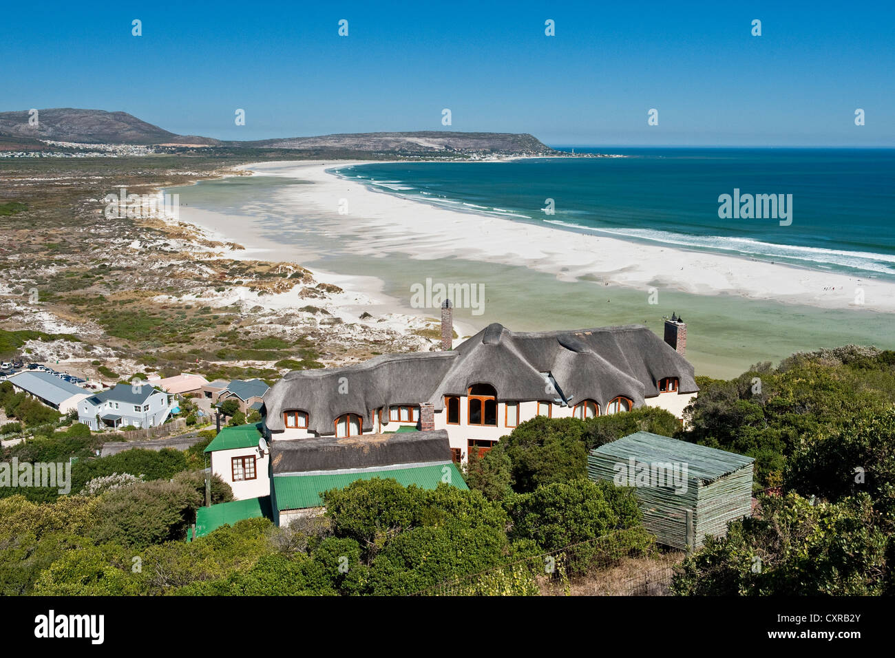 Noordhoek Strand Kap-Halbinsel Stockfoto