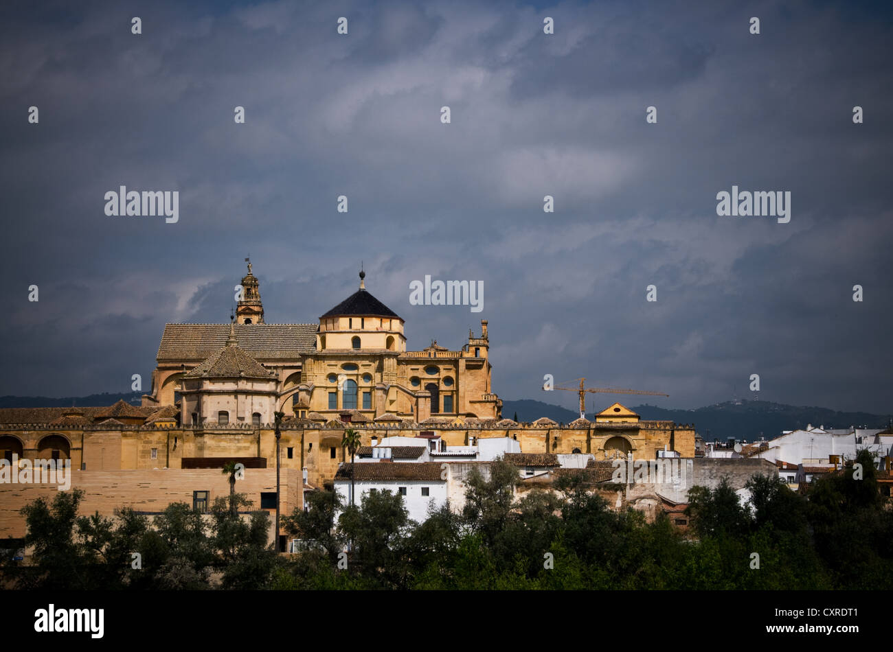 Außenansicht der Mezquita, die Moschee und die Kathedrale von Cordoba Spanien Stockfoto