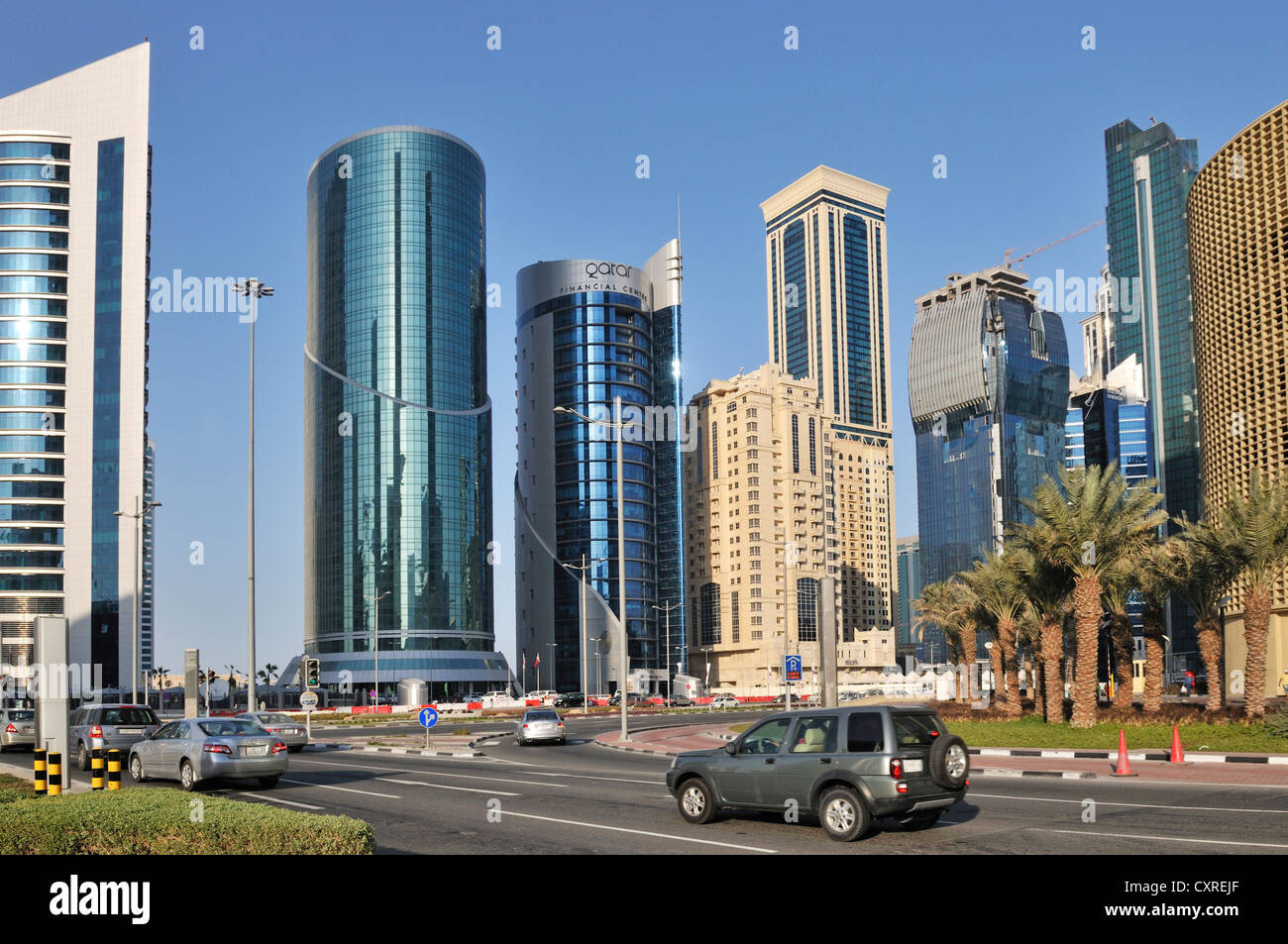 City Center, Doha, Katar, Vereinigte Arabische Emirate, Naher Osten Stockfoto