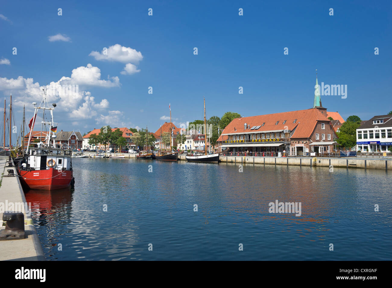 Hafen, Altstadt, Neustadt in Holstein, Schleswig-Holstein, Deutschland, Europa Stockfoto
