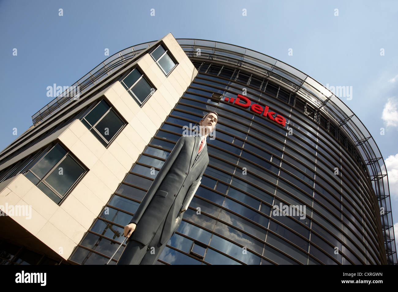 Das Gebäude der Deka Bank in Luxemburg, Europa Stockfoto