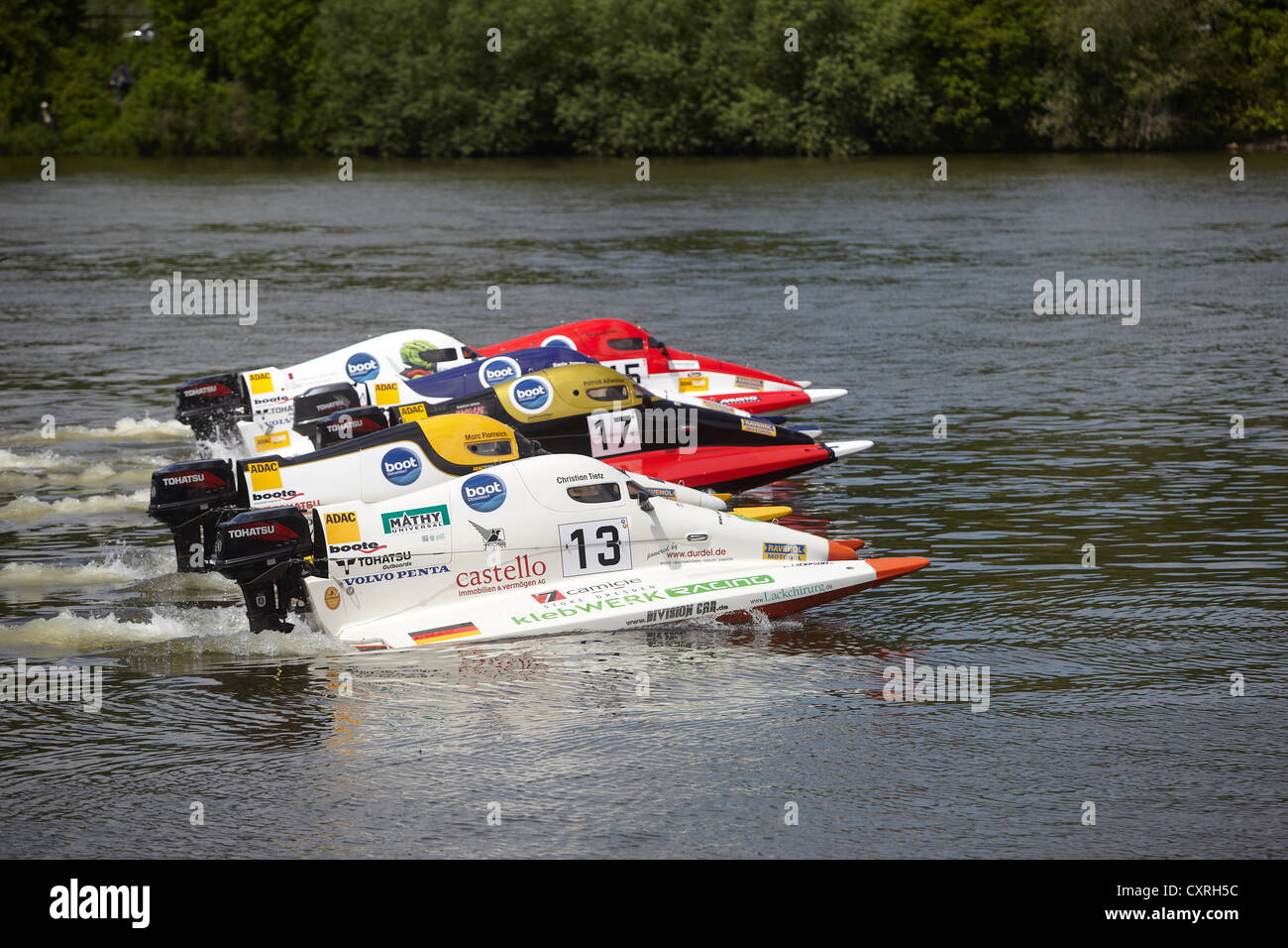 ADAC, Deutsche Automobilclub, motor Regatta auf der Mosel, Brodenbach 2012, Rheinland-Pfalz, Deutschland, Europa Stockfoto