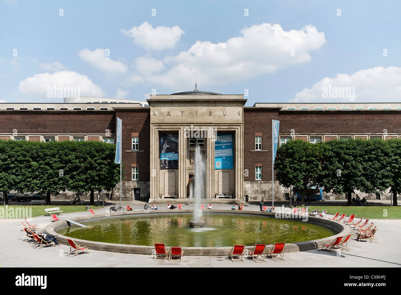 Museum Kunstpalast, Kunstmuseum, Ehrenhof Gebäude, Düsseldorf ...