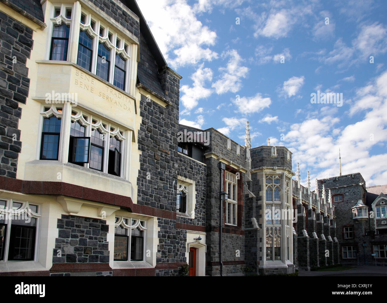 Christs College in Christchurch, Canterbury, Südinsel, Neuseeland Stockfoto