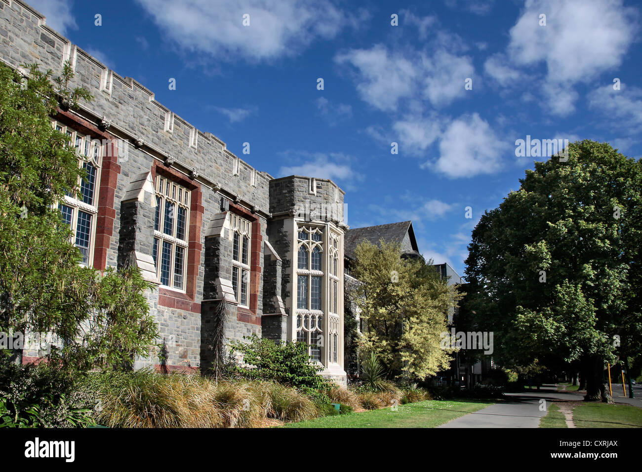 Christs College in Christchurch, Canterbury, Südinsel, Neuseeland Stockfoto