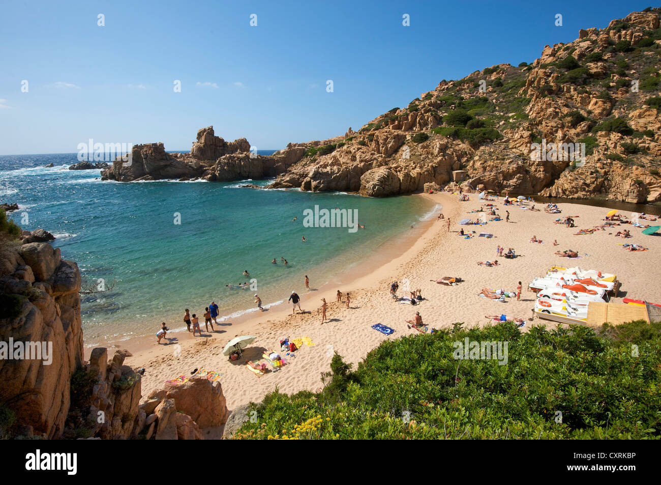 Li Cossi Strand, Costa Paradiso, Sardinien, Italien, Europa Stockfoto