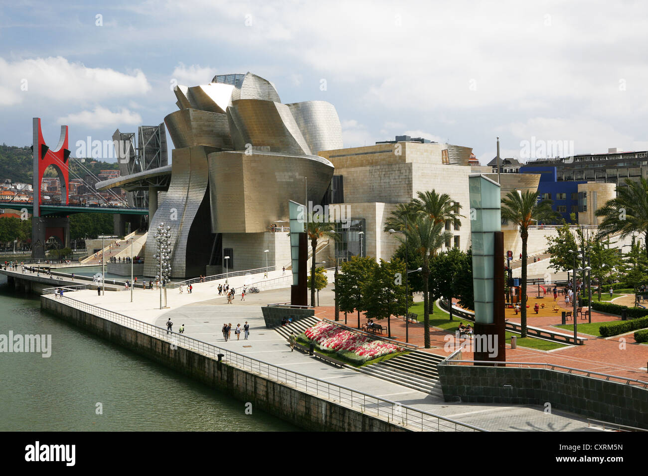 Guggenheim Museum, Bilbao, Baskenland, Nordspanien, Spanien, Europa Stockfoto