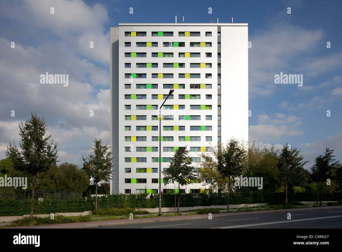 Students' hostel, internationalen Gästehaus, Studentenschaft, an der technischen Universität Dresden, Dresden TU Dresden von Stockfoto