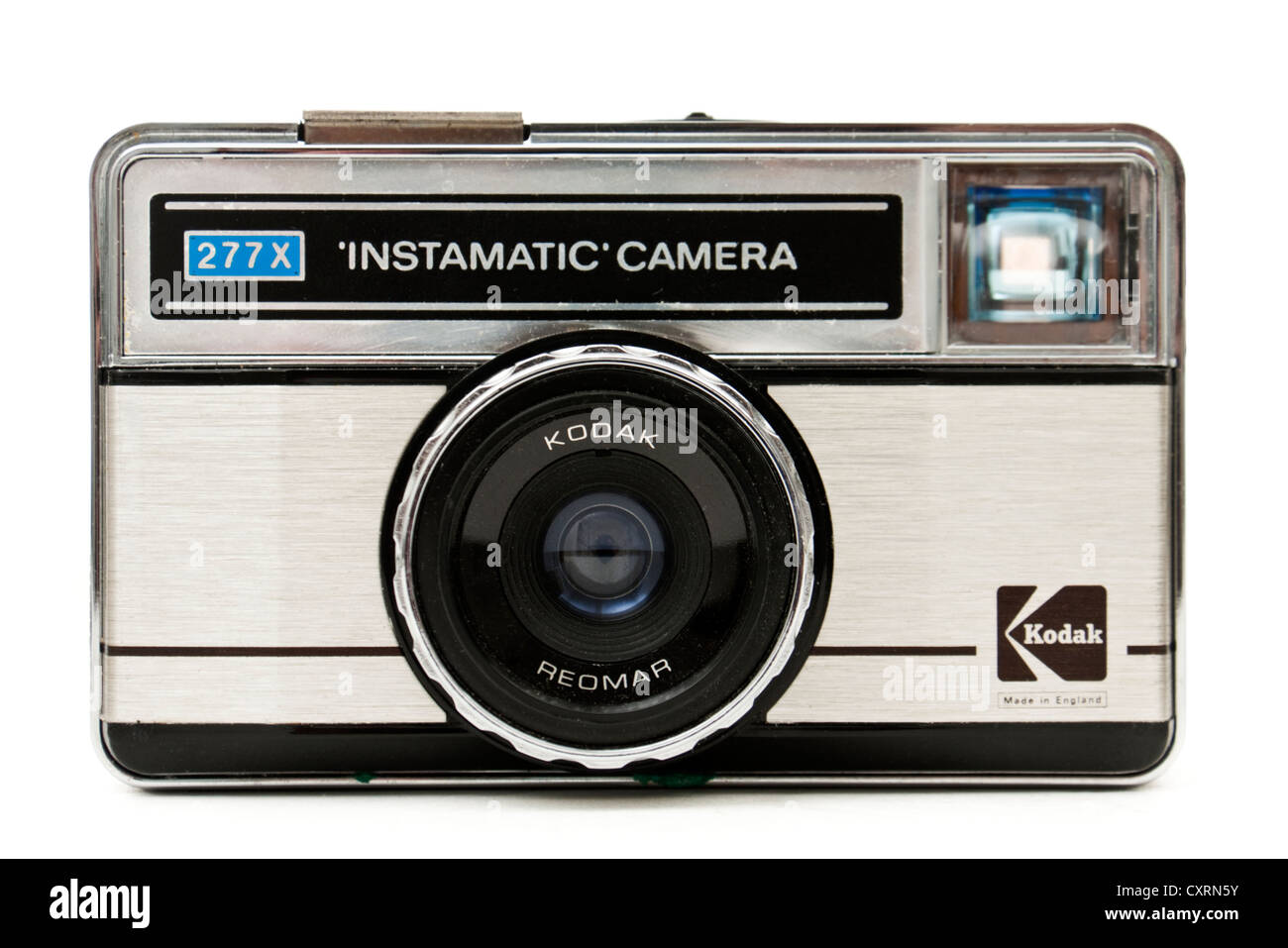 Ende der 1970er Jahre Kodak Instamatic 277 X Kompaktkamera Filmkamera. Stockfoto