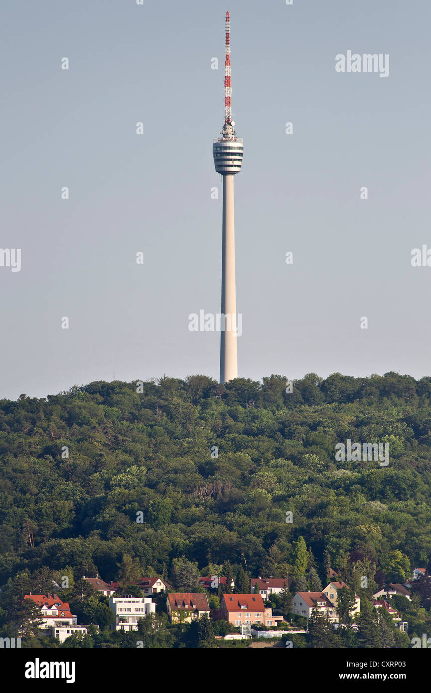 Fernsehturm in Stuttgart-Degerloch, Baden-Württemberg, Deutschland, Europa Stockfoto