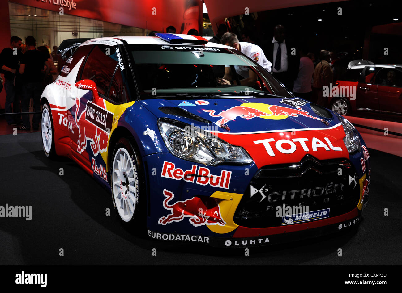 DS3 Citroen racing WRC, Paris Motor Show, Frankreich Stockfoto