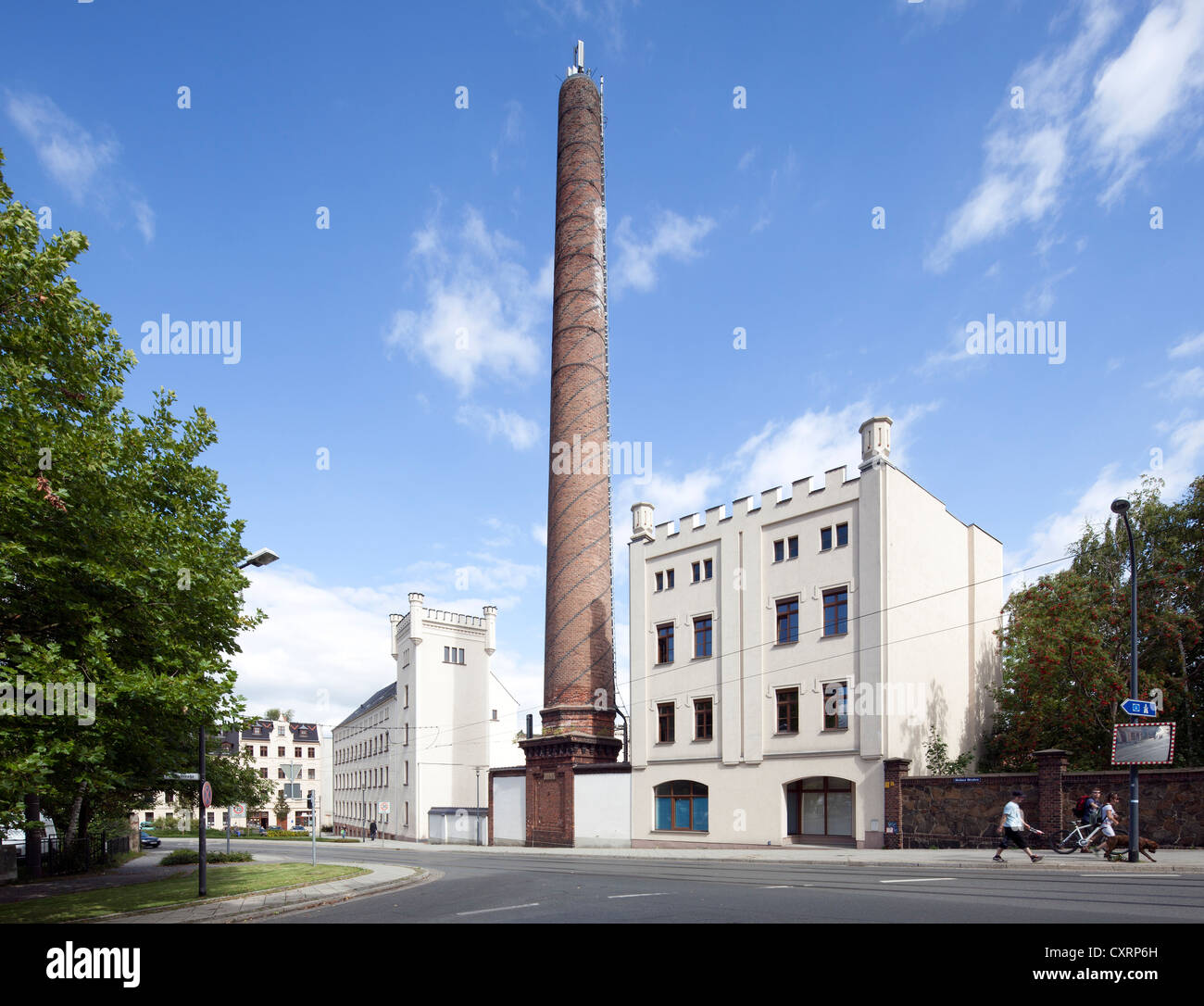 Agentur Fuer Arbeit, Arbeitsagentur, ehemalige Fabrik, Görlitz, Oberlausitz, Lusatia, Sachsen, Deutschland, Europa, PublicGround Stockfoto