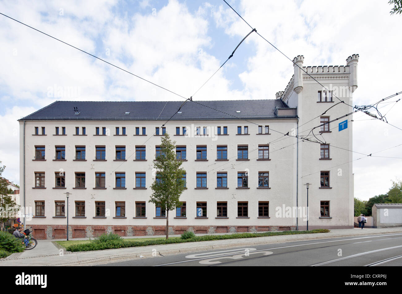 Agentur Fuer Arbeit, Arbeitsagentur, ehemalige Fabrik, Görlitz, Oberlausitz, Lusatia, Sachsen, Deutschland, Europa, PublicGround Stockfoto