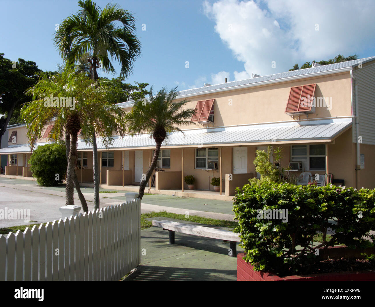 für den sozialen Wohnungsbau Key West Florida keys usa Stockfoto