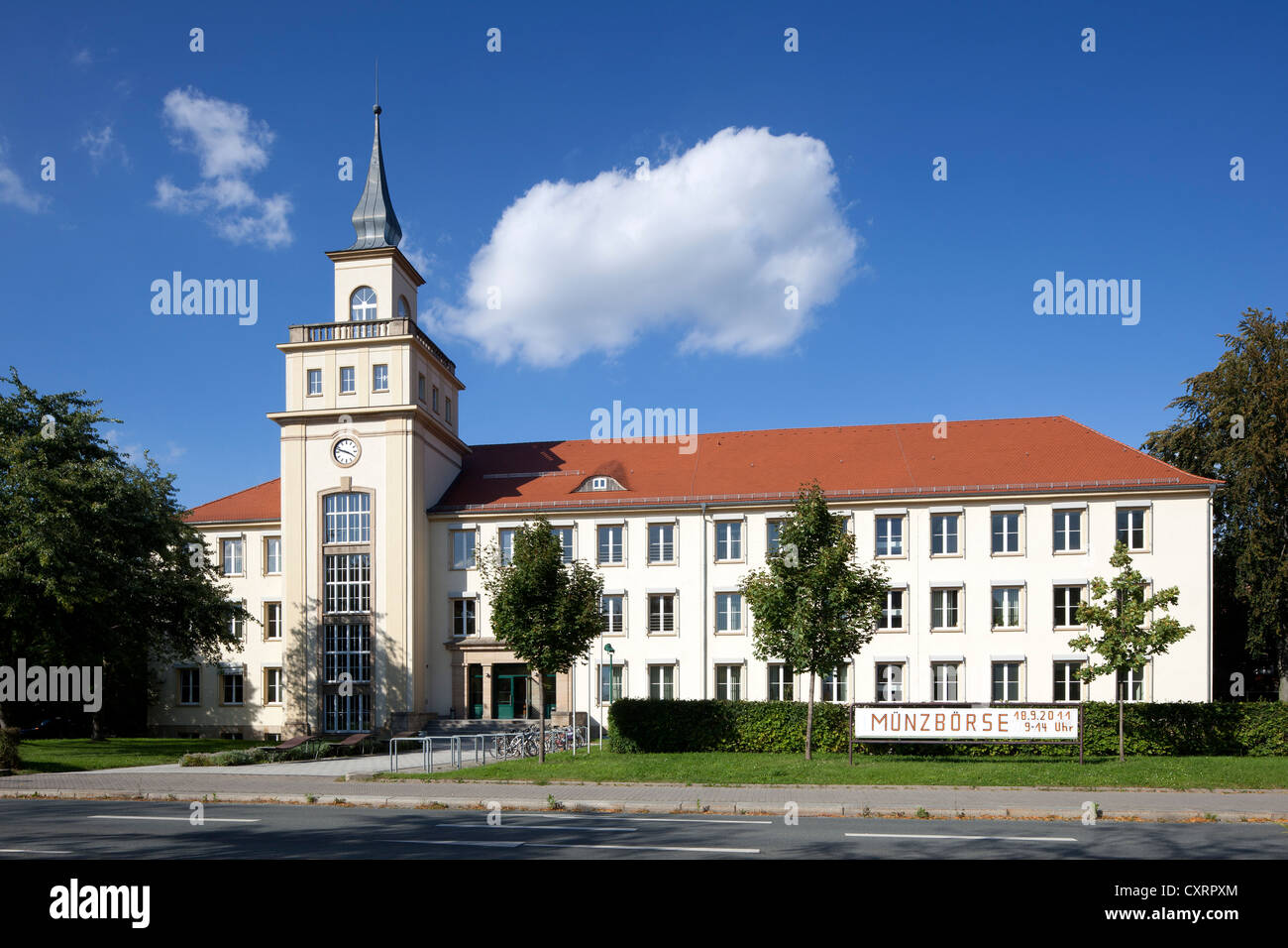 Der Berufsakademie Bautzen, Budysin, Oberlausitz, Lusatia, Sachsen, PublicGround Stockfoto