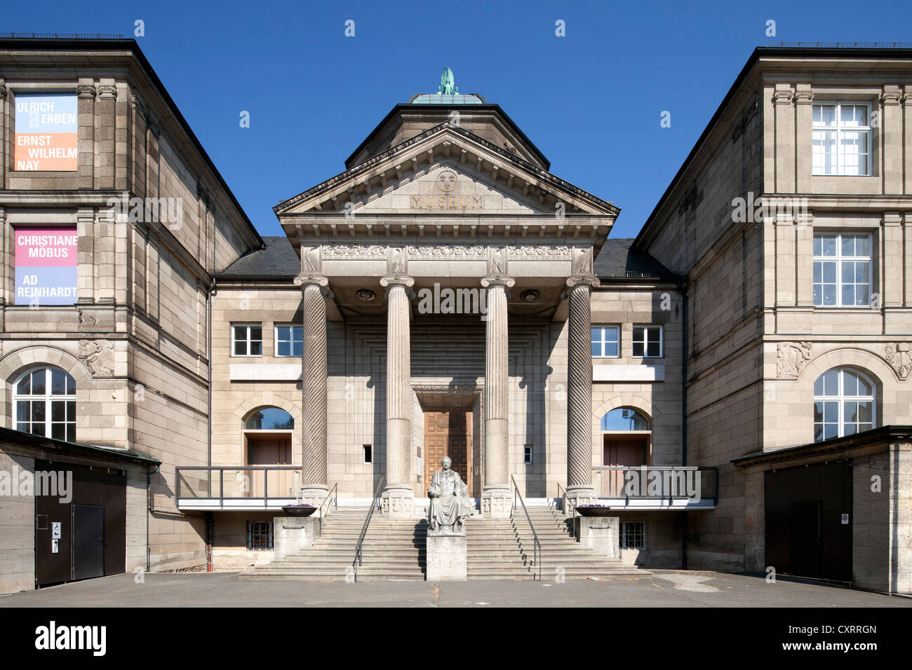 Museum Wiesbaden, Hessisches Landesmuseum, Wiesbaden, Hessen, Deutschland, Europa, PublicGround Stockfoto