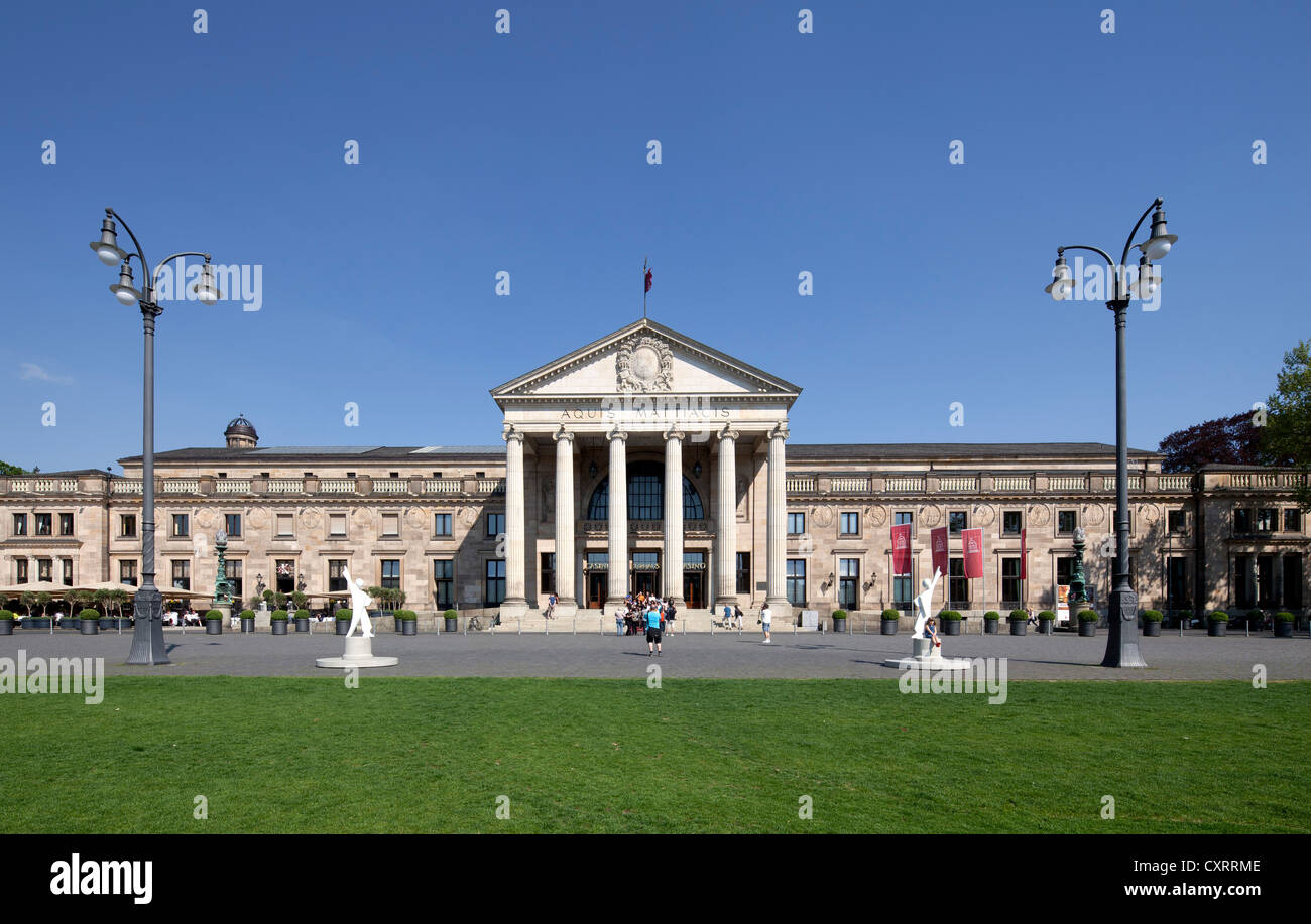 Neue Wellness-Hotel, Casino, Bowling Green, Wiesbaden, Hessen, Deutschland, Europa, PublicGround Stockfoto