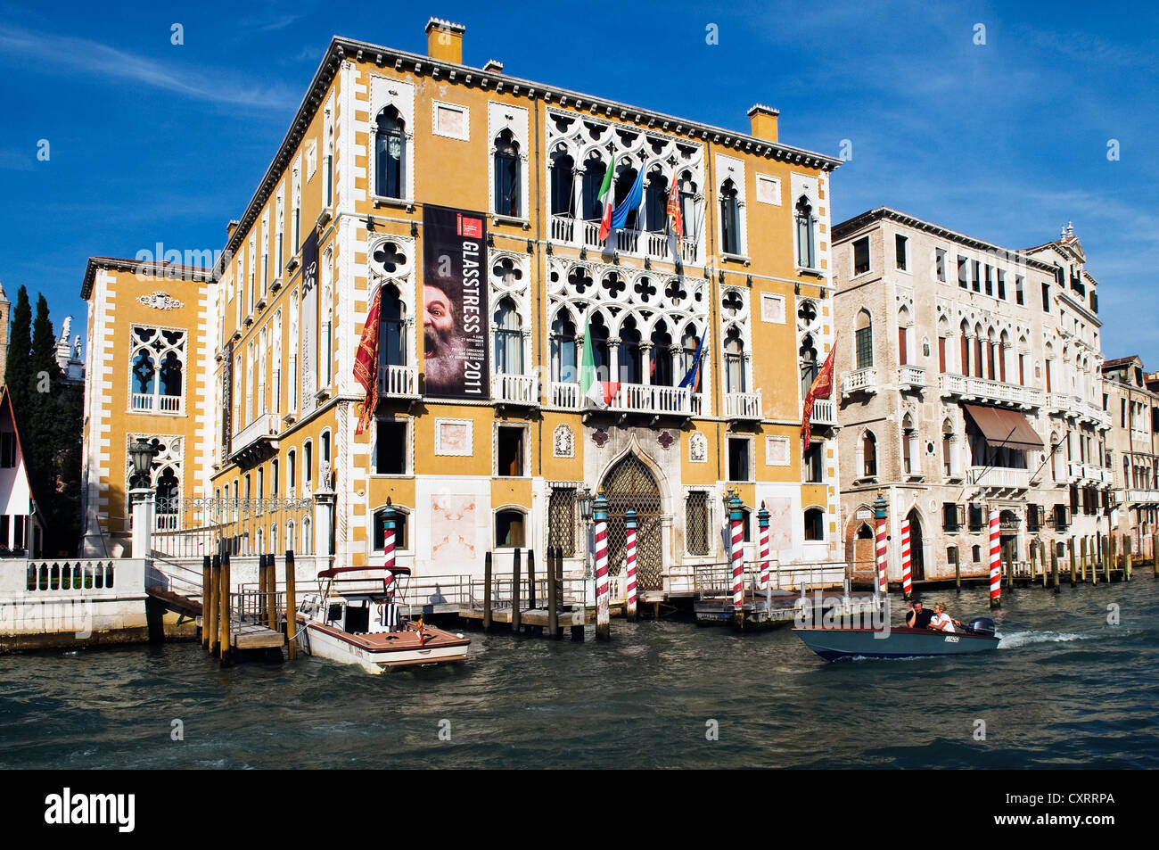 Palazzo Cavalli-Franchetti, gehören zum Istituto Veneto di Scienze, Lettere Ed Arti, venezianischen Institut für die Wissenschaften Stockfoto