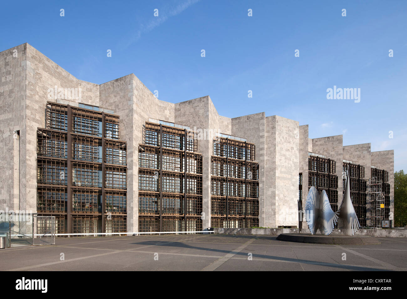 Rathaus, Stadtrat, Architekt Arne Jacobsen, Mainz, Rheinland Pfalz