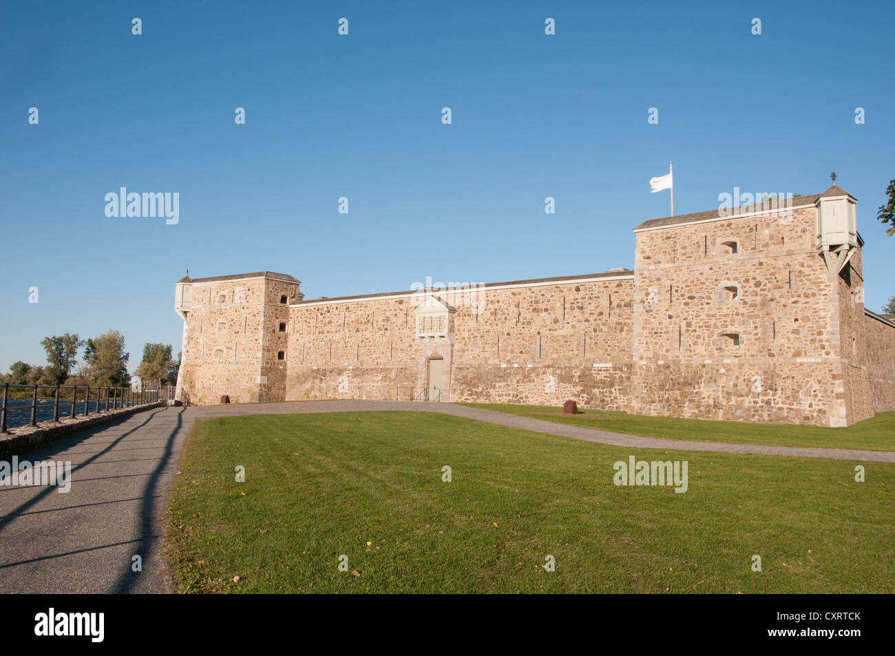 Historische Stätte Fort Chambly Chambly Montérégie Region Kanada Stockfoto