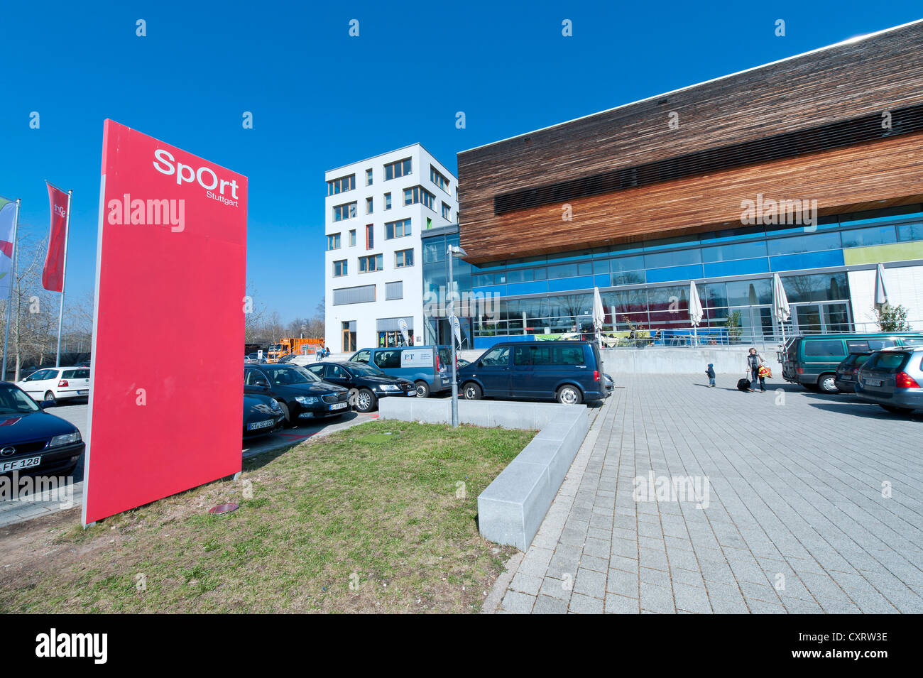 Haus des Sports, SpOrt, Stuttgart, Baden-Württemberg, Deutschland, Europa Stockfoto
