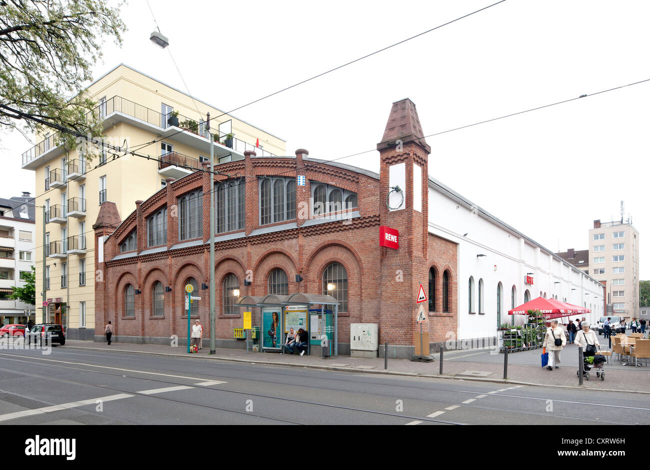 Ehemalige Straßenbahndepot, Sachsenhausen, Frankfurt Am Main, Hessen, Deutschland, Europa, PublicGround Stockfoto