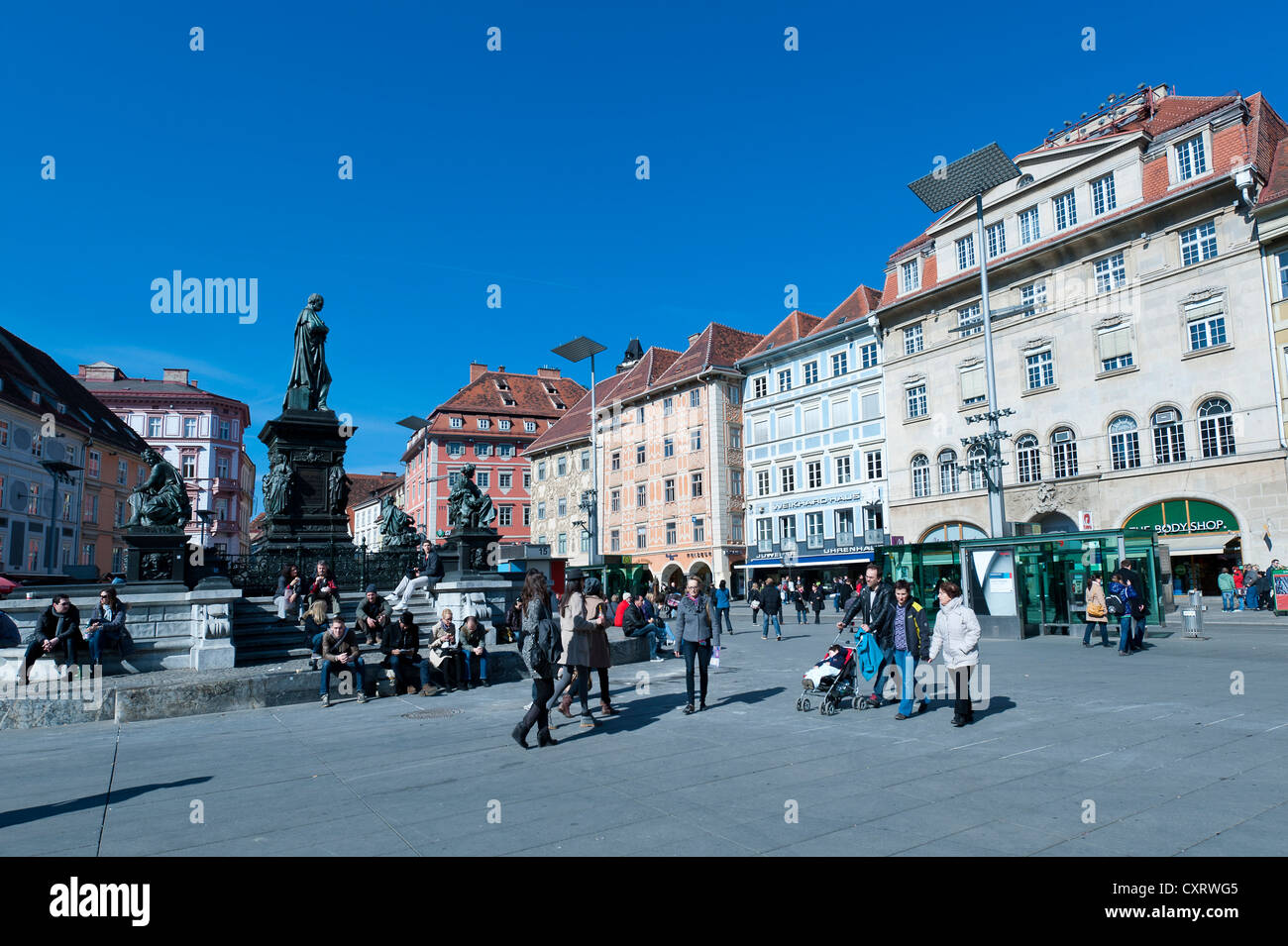 Hauptplatz-Platz, Graz, Steiermark, Österreich, Europa Stockfoto