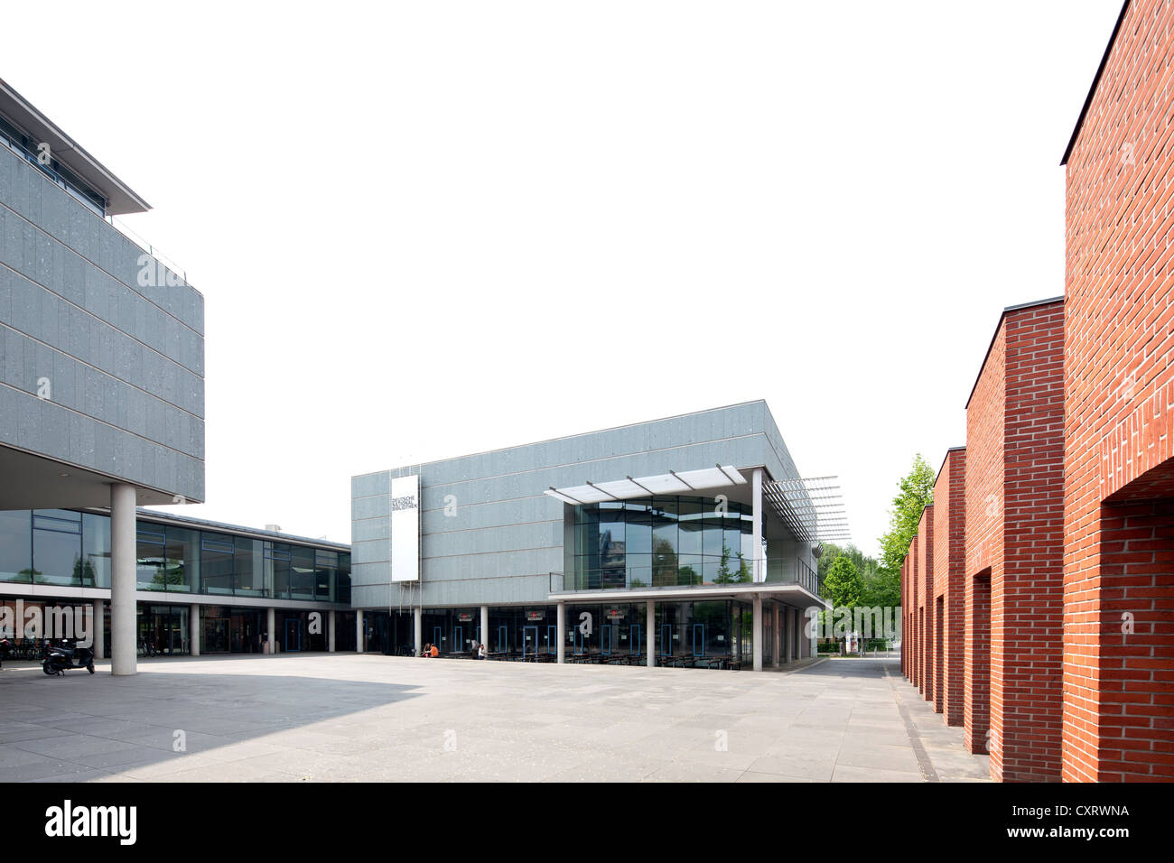 Deutsche Nationalbibliothek, Frankfurt am Main, Hessen, PublicGround Stockfoto