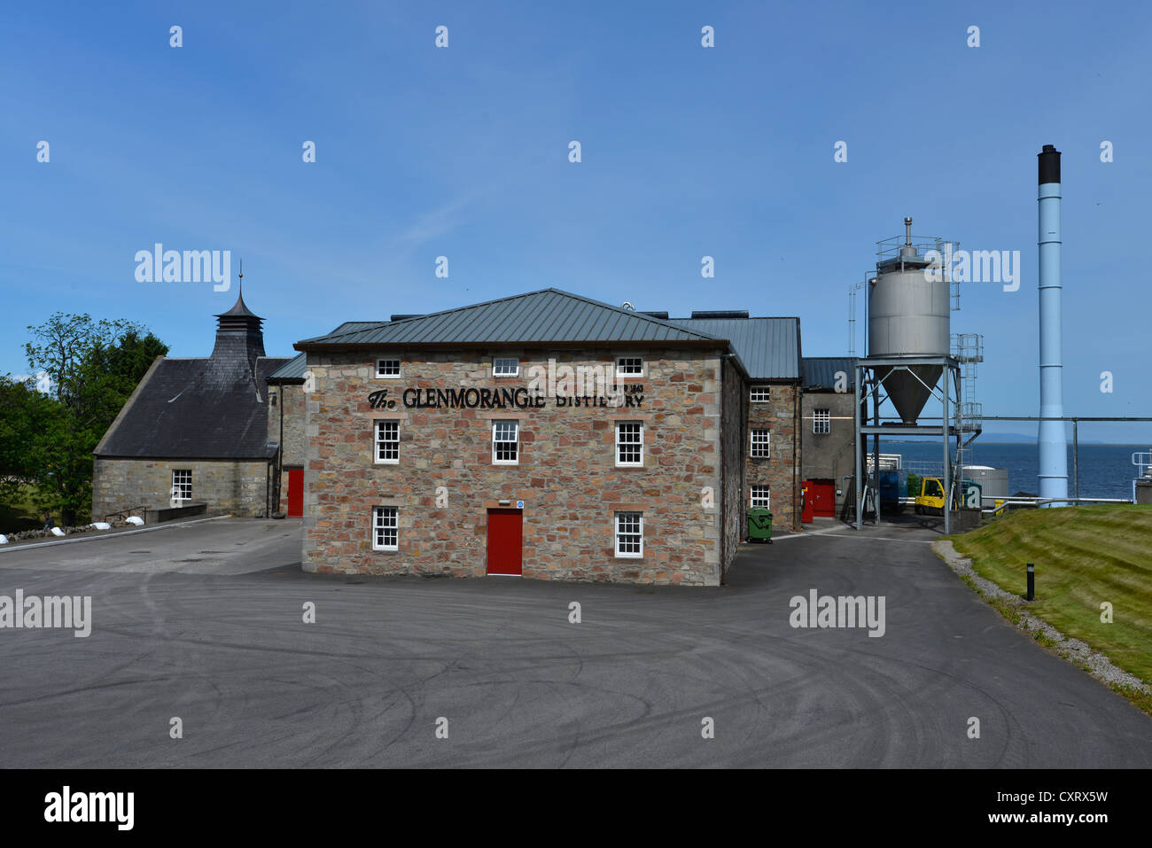 Glenmorangie Whisky Distillery, Scotch single Malt Whisky, Tain, Ross-Shire, Northern Highlands, Schottland, Vereinigtes Königreich Stockfoto