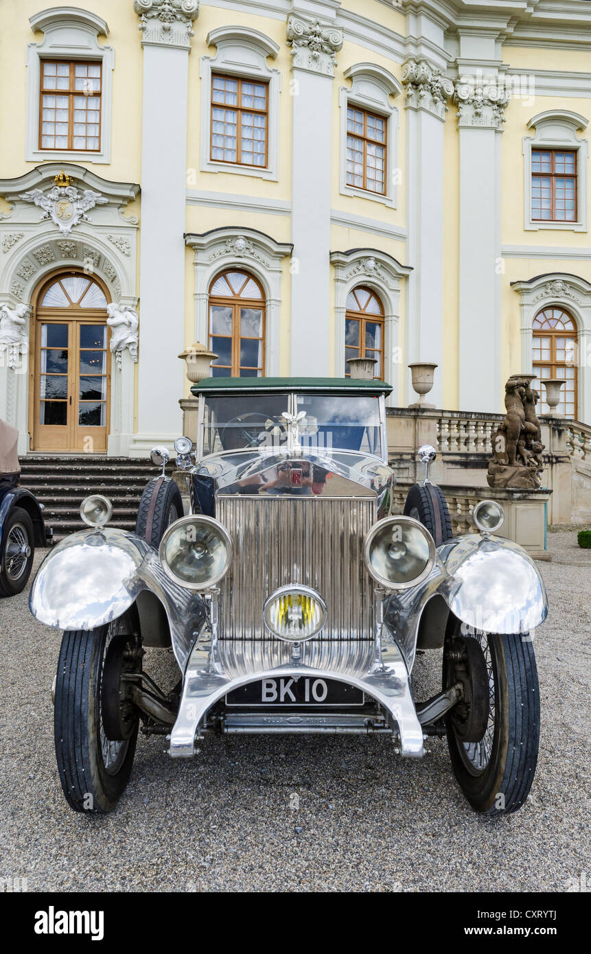Rolls-Royce Silver Ghost, USA, gebaut nach 1921, Classics meets Barock Oldtimer Treffen, Schloss Ludwigsburg, administrative Stockfoto