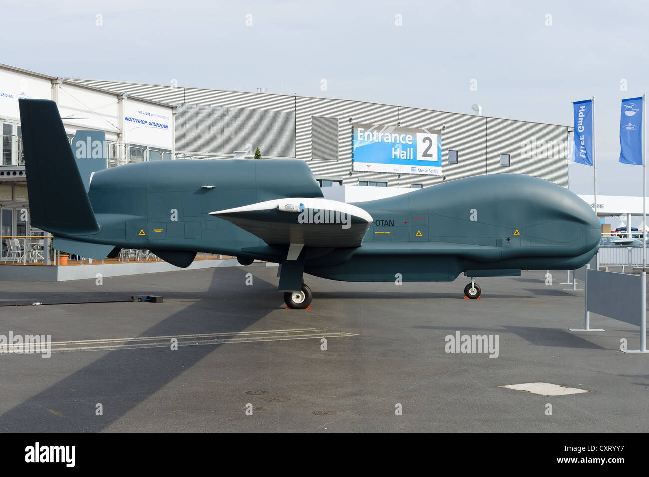UAV Northrop Grumman RQ-4 Global Hawk Stockfoto