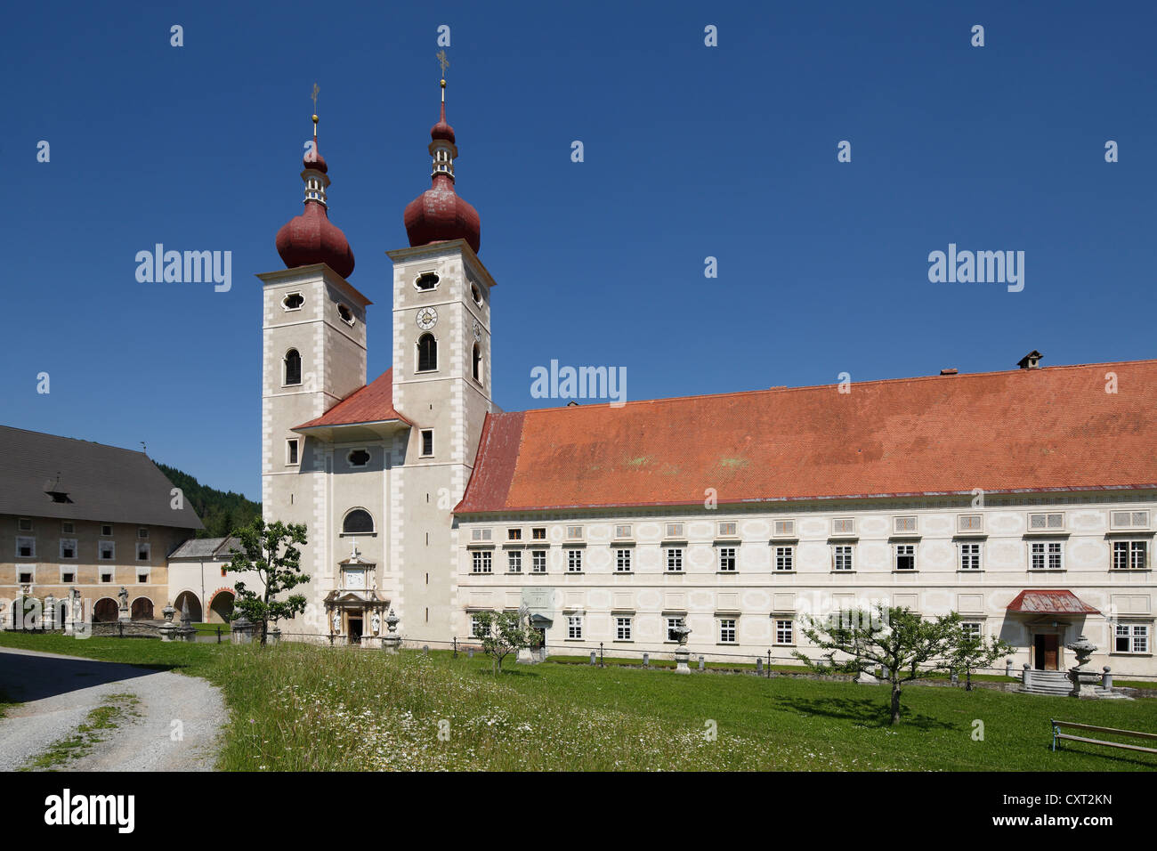 Benediktiner Abtei St. Lambrecht, Steiermark, Österreich, Europa Stockfoto