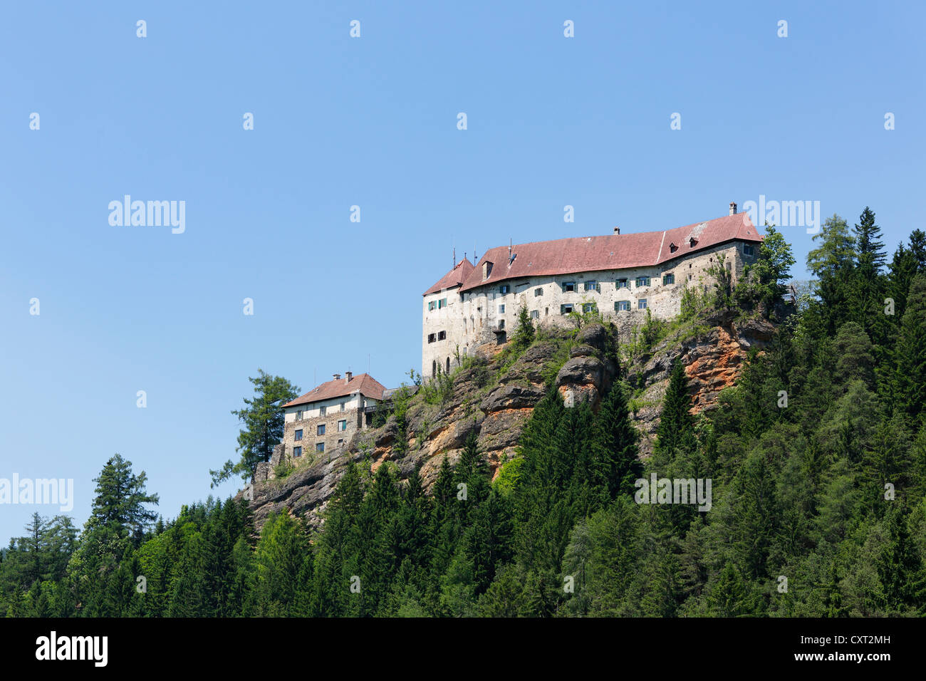 Rothfels Burg, Oberwoelz, Steiermark, Österreich, Europa, PublicGround Stockfoto