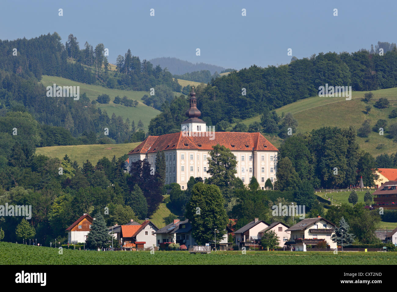 Schloss Piber Burg, Gemeinde Koeflach, Steiermark, Austria, Europe, PublicGround Stockfoto