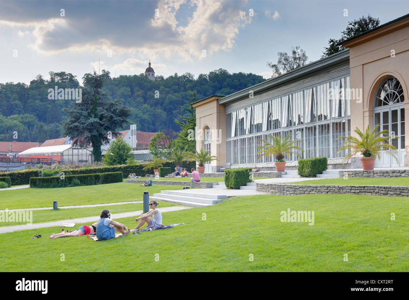 Orangerie im Burggarten, Burg Gärten, Graz, Steiermark, Austria, Europe, PublicGround Stockfoto