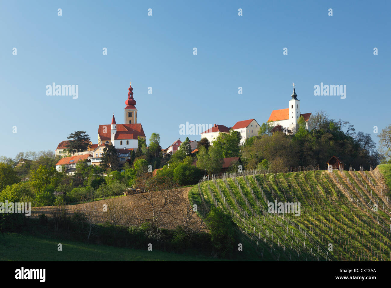 Straden, Oststeiermark, Steiermark, Österreich, Europa, PublicGround Stockfoto