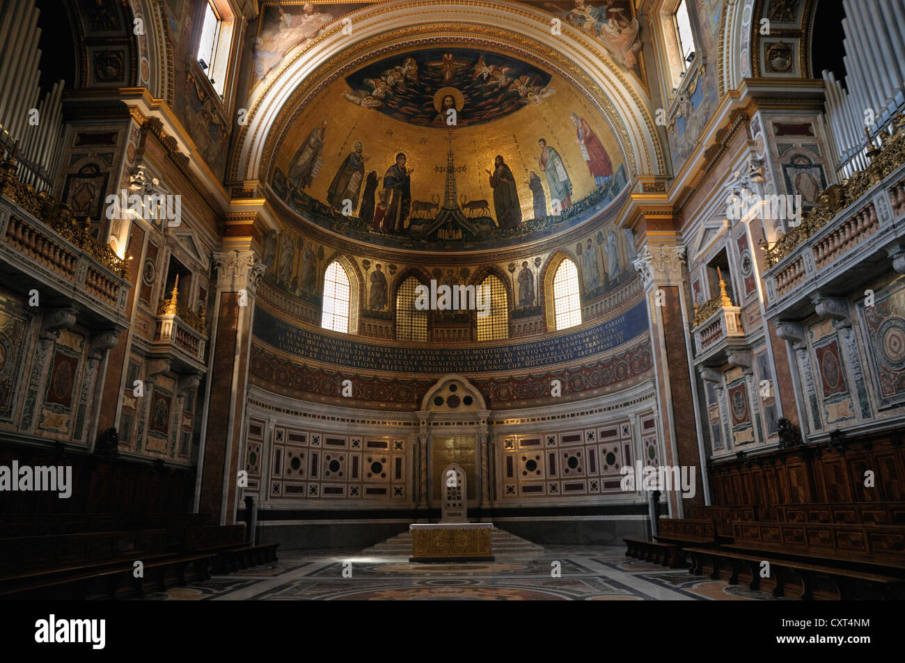 San Giovanni in Laterano, Basilika St. Johann im Lateran, Rom, Italien, Europa Stockfoto