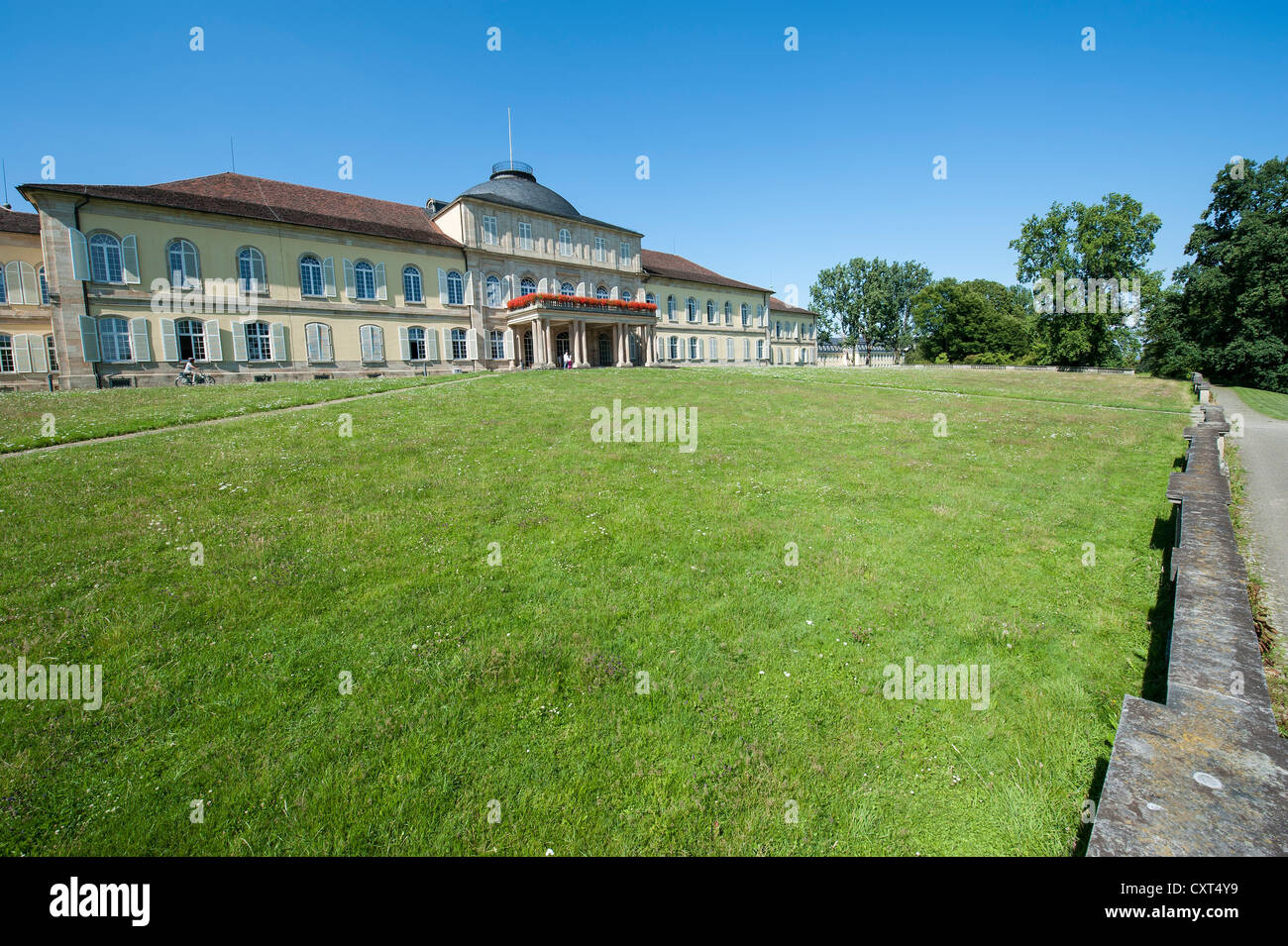 Schloss Hohenheim Burg, Hohenheim, Baden-Württemberg, Deutschland, Europa Stockfoto