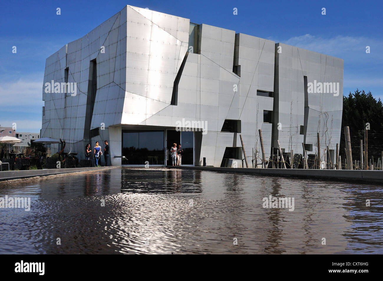 Loisium Kellerwelt Gebäude vom Architekten Steven Holl, Langenlois, untere Austria, Österreich, Europa Stockfoto