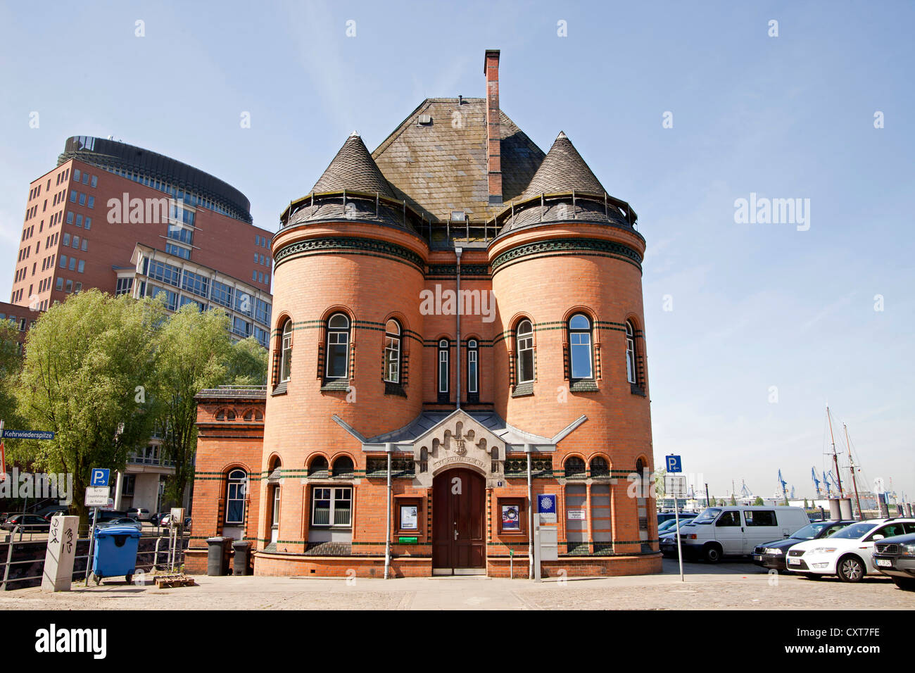 Hafen Sie Polizeistation Nr. 2, freie und Hansestadt Hamburg Stockfoto