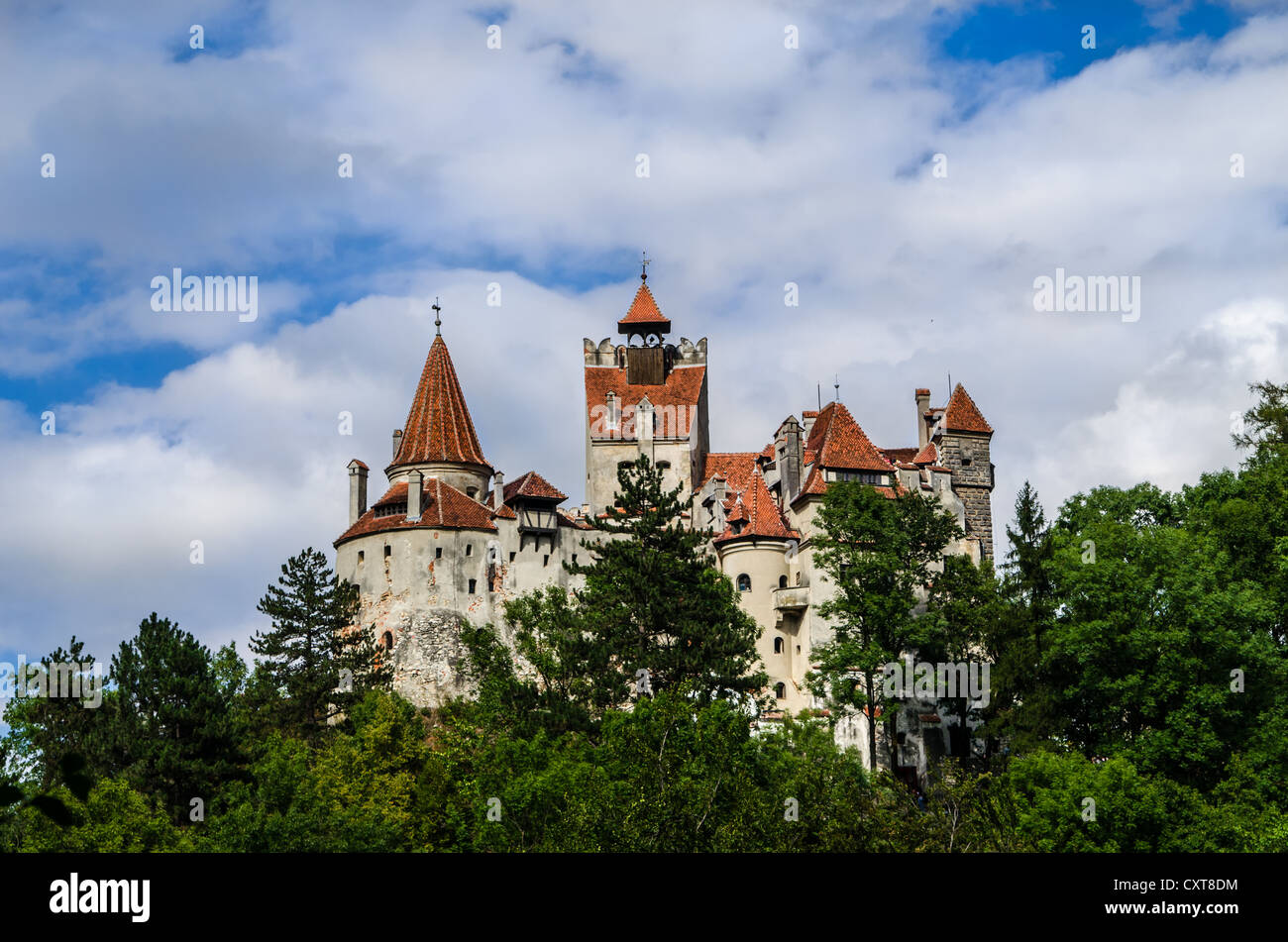 Mittelalterliche Burg Bran - Rumänien, Siebenbürgen, bekannt als Draculas Schloss Stockfoto