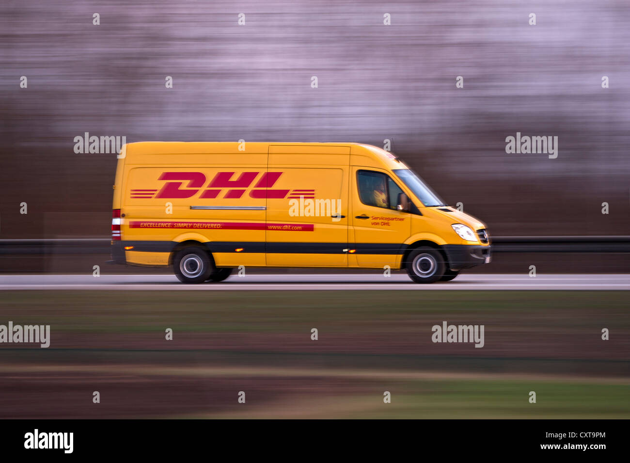 Download Dhl Delivery Driver Wallpaper | Wallpapers.com
