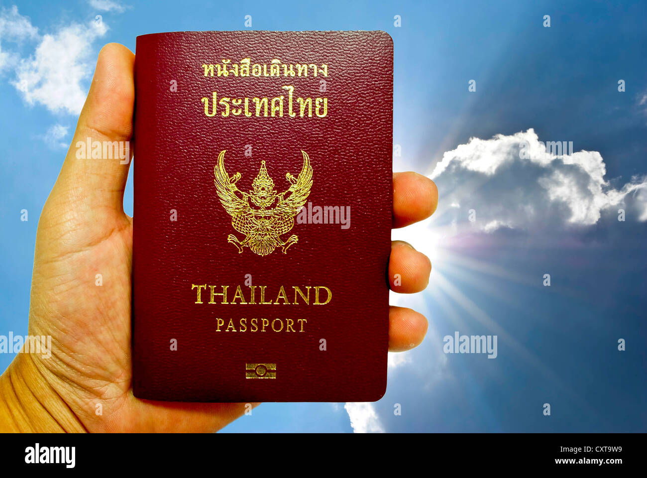 Thailand Paß Stockfoto