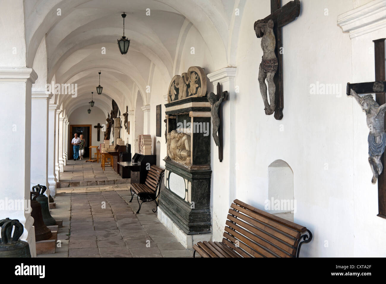Heilige Dormition Lavra der Studites Mönche, Univ, Galicien, Ukraine Stockfoto