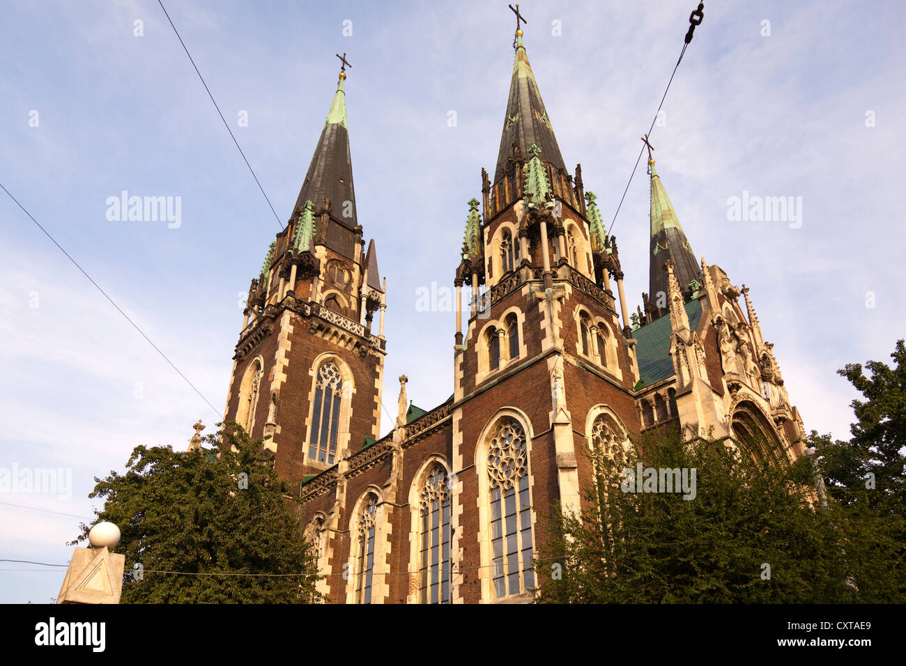 Kirche St. Olha und St. Elisabeth, Lviv, Ukraine Stockfoto