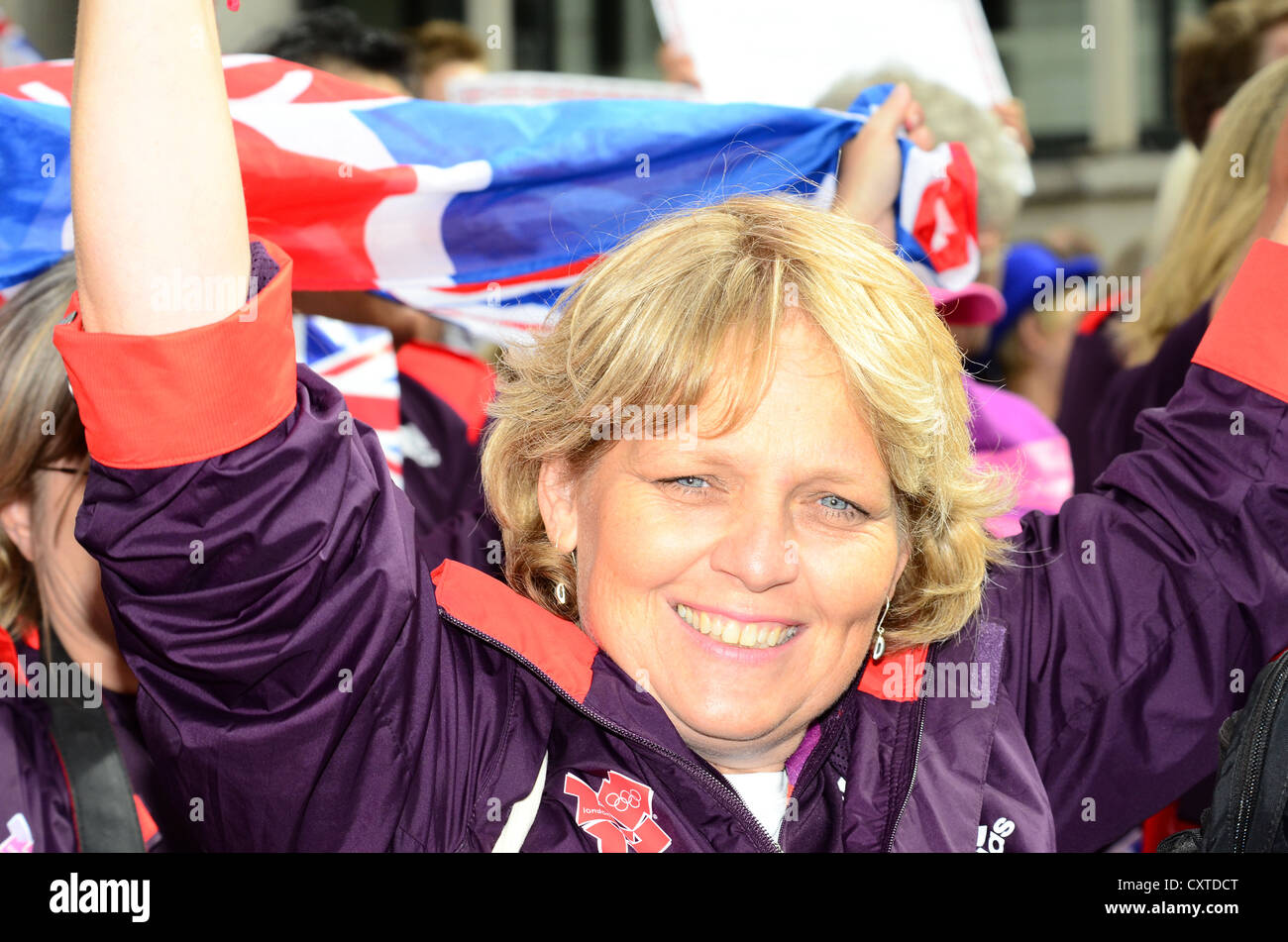 Olympischen Spiele 2012 Team GB Parade Stockfoto
