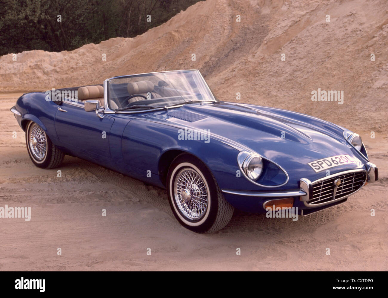 1972 Jaguar E Typ Cabrio V12 Stockfoto