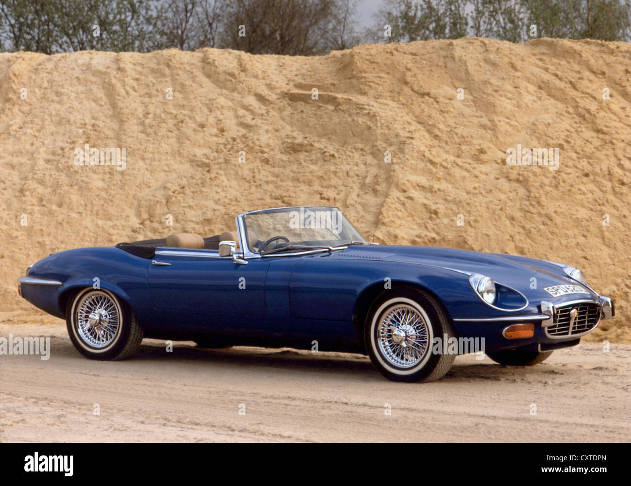 1972 Jaguar E Typ Cabrio V12 Stockfoto