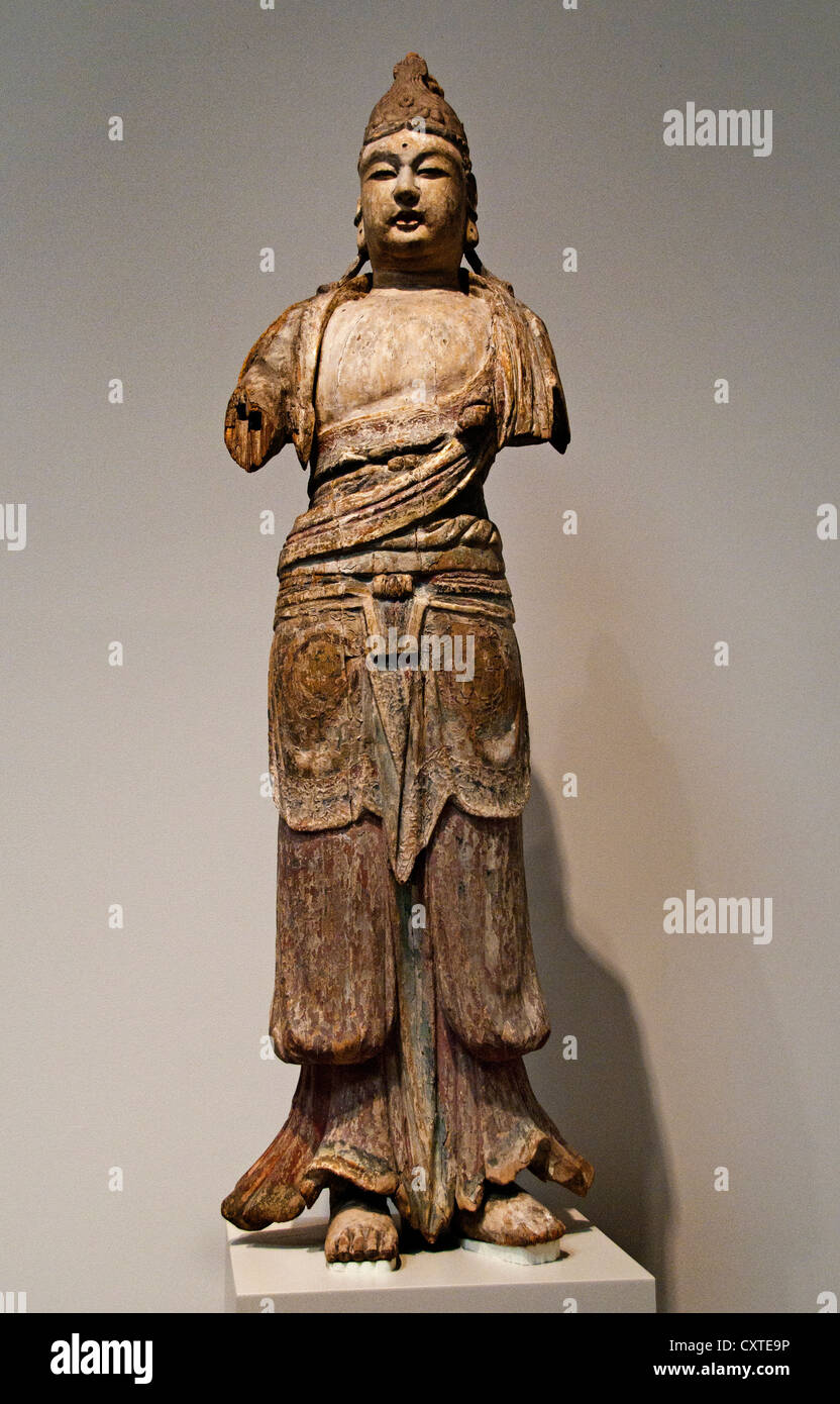 Bodhisattva nördlichen Song 11. – 12. Jahrhundert China Fingerhut Pigment 54cm Chinesisch Stockfoto